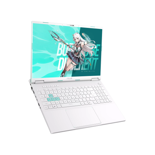 Игровой ноутбук ASUS TUF Gaming 6 FA608WP AMD Ryzen 9 HX 370 RTX 5070 IPS 2.5K 165 Гц RAM 16 ГБ SSD 1 ТБ Белый, Бирюзовый