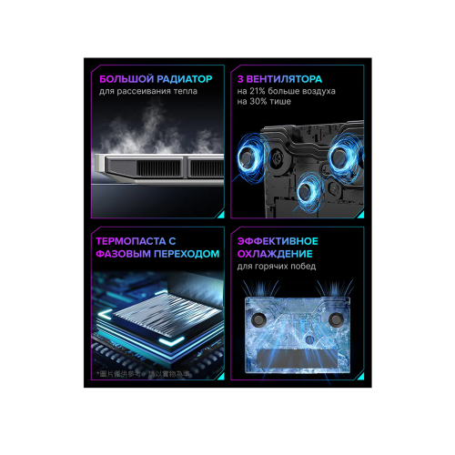 Игровой ноутбук Mechrevo Yaoshi 16 Ultra Intel Core Ultra 9 290HX Plus RTX 5070 Ti OLED 2.5K 240 Гц RAM 32 ГБ SSD 1 ТБ Серый