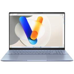 16" Ноутбук ASUS Vivobook S 16 Ultra 5 225H IPS 2.5K 144Гц 32ГБ 1ТБ S3607C Серебристый