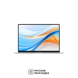 16" Ноутбук Honor MagicBook X16 Plus 5301AJLV AMD Ryzen 7 8845HS IPS 2.5K 120 Гц RAM 32 ГБ SSD 1 ТБ Серебристый