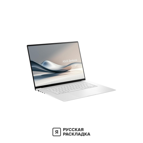 16" Ноутбук ASUS Zenbook S 16 UM5606WA AMD Ryzen 9 HX 370 OLED 2.8K 120 Гц RAM 32 ГБ SSD 1 ТБ Белый