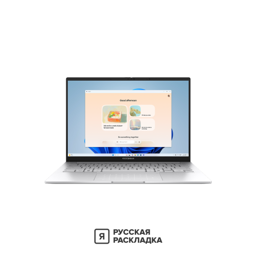 14" Ноутбук ASUS Zenbook 14 UX3405CA Intel Ultra 9 285H OLED 2.8K 120 Гц RAM 32 ГБ SSD 1 ТБ Серебристый