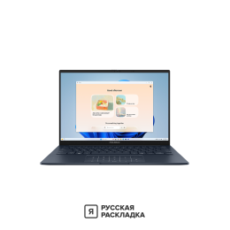 14" Ноутбук ASUS Zenbook 14 UX3405CA Intel Ultra 9 285H OLED 2.8K 120 Гц RAM 32 ГБ SSD 1 ТБ Синий