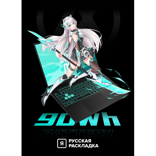 16" Игровой ноутбук ASUS TUF Gaming 6 Pro FA608PP AMD Ryzen 9 8940HX RTX 5070 IPS 2.5K 165 Гц RAM 16 ГБ SSD 1 ТБ Чёрный