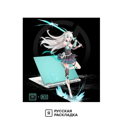 16" Игровой ноутбук ASUS TUF Gaming 6 Pro FA608WM AMD Ryzen 9 HX 370 RTX 5060 IPS 2.5K 165 Гц RAM 16 ГБ SSD 1 ТБ Бело-Бирюзовый