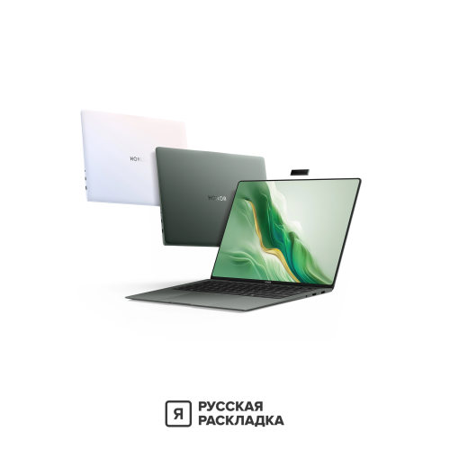 14.6" Ноутбук Honor MagicBook Art 14 Intel Ultra 5 225H OLED 3.1K 120 Гц Сенсорный RAM 32 ГБ SSD 1 ТБ Оливковый