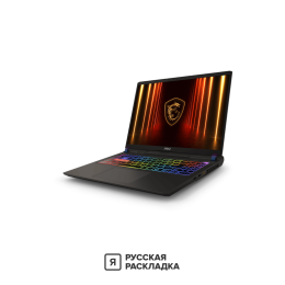 16" Игровой ноутбук MSI Vector 16 A2XWIG-021CN Intel Ultra 9 275HX RTX 5080 IPS 2.5K 240 Гц RAM 16 ГБ SSD 1 ТБ Cерый
