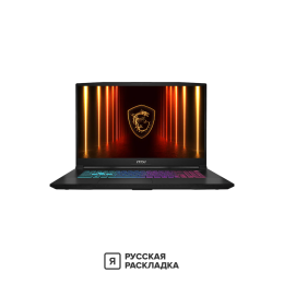 17.3" Игровой ноутбук MSI Katana 17 B14WFK-096CN Intel i7-14650HX RTX 5060 IPS 2.5K 240 Гц RAM 16 ГБ SSD 1 ТБ Чёрный