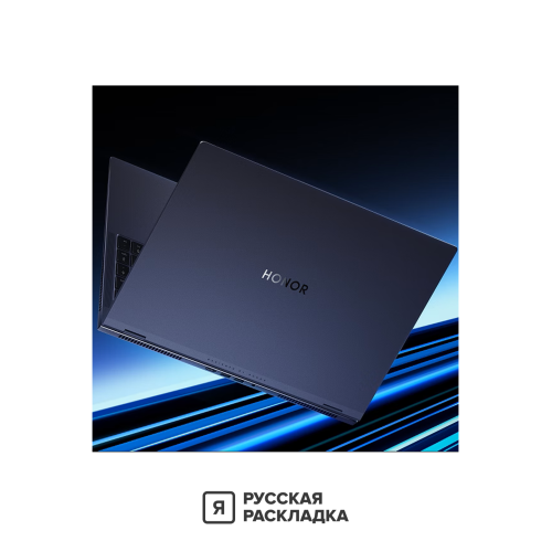 16" Игровой ноутбук Honor MagicBook Pro 16 HUNTER Intel Ultra 5 225H RTX 5060 IPS 3K 165 Гц RAM 32 ГБ SSD 1 ТБ Синий