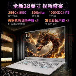 18" Игровой ноутбук Mechrevo Canglong 18 Pro AMD Ryzen 9 9955HX RTX 5070 IPS 2.5K 180 Гц RAM 16 ГБ SSD 1 ТБ Белый