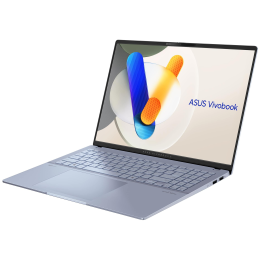 16" Ноутбук ASUS Vivobook S 16 Ultra 5 225H IPS 2.5K 144Гц 32ГБ 1ТБ S3607C Серебристый
