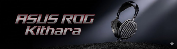 Компания ASUS представила игровую гарнитуру ROG Kithara со 100-мм планарными магнитными излучателями