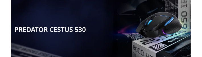 Представлена игровая беспроводная мышь Acer Predator Cestus 530