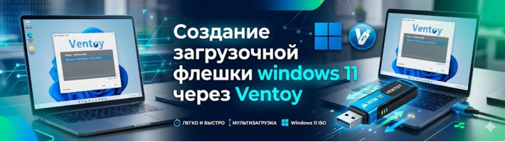Способ установки Windows 11 с флешки через Ventoy!