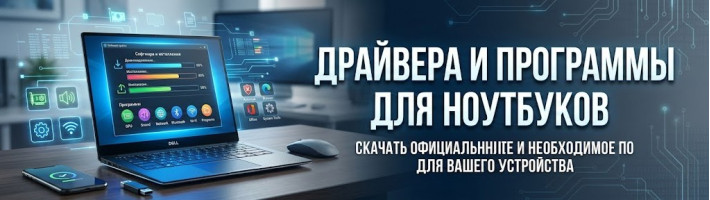 Драйверы и утилиты для ноутбуков.
