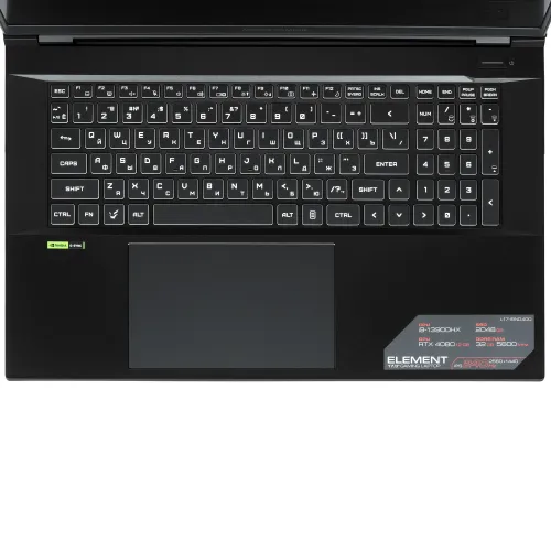 17.3" Ноутбук ARDOR Gaming ELEMENT L17-I9ND400 черный