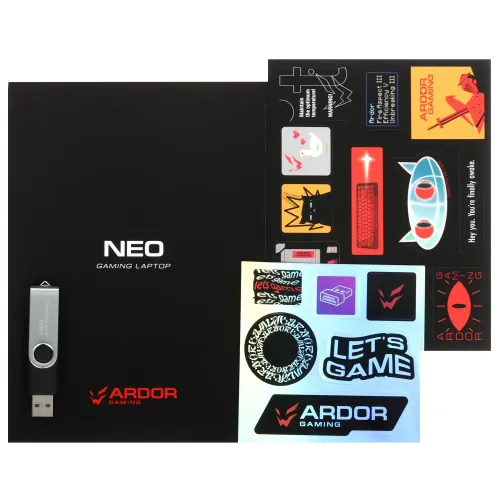 15.6" Ноутбук ARDOR GAMING NEO N15-I5ND412 черный