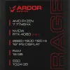 16" Ноутбук ARDOR Gaming RAGE R16-R7ND403 серый