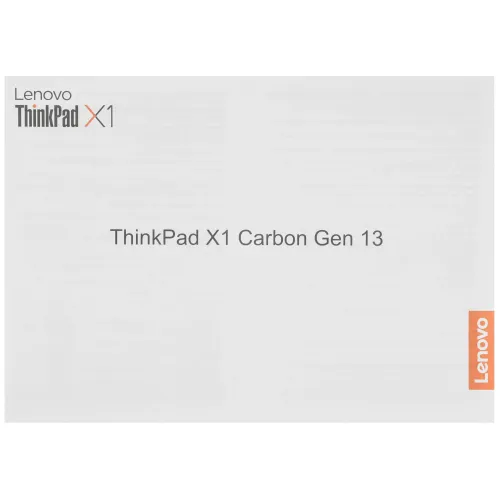 14" Ноутбук Lenovo ThinkPad X1 Carbon Gen 13 Aura Edition черный