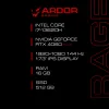 17.3" Ноутбук ARDOR Gaming RAGE R17-I7ND404 черный