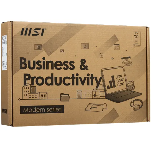 15.6" Ноутбук MSI Modern 15 F1MG-069XRU серый