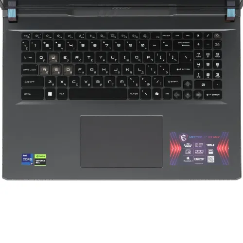 17" Ноутбук MSI Vector 17 HX A14VHG-1014XRU черный