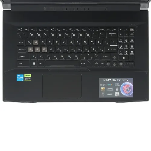 17.3" Ноутбук MSI Katana 17 B13VFK-1441XRU черный