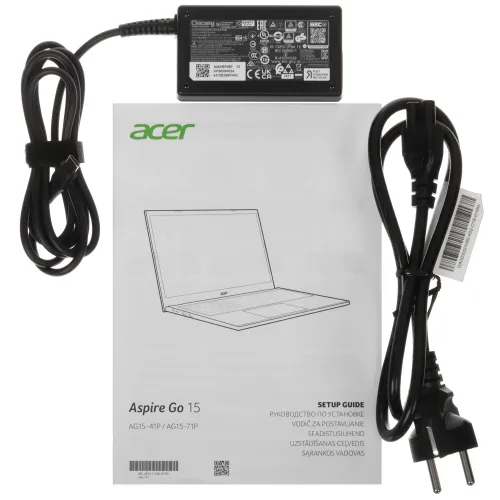 15.6" Ноутбук Acer Aspire Go AG15-41P-R40D серебристый