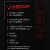 17.3" Ноутбук ARDOR GAMING NEO N17-I5ND414 черный