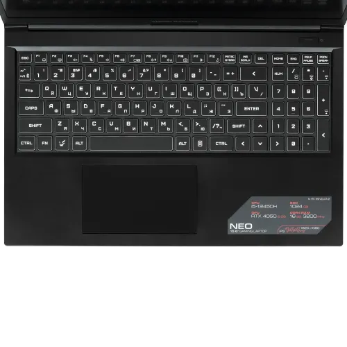 15.6" Ноутбук ARDOR GAMING NEO N15-I5ND412 черный