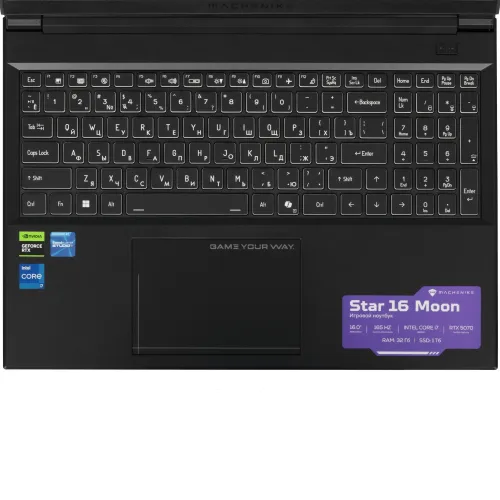 16" Ноутбук Machenike Star 16 Moon серый