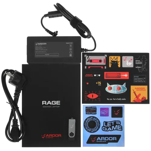 17.3" Ноутбук ARDOR Gaming RAGE R17-I7ND404 черный