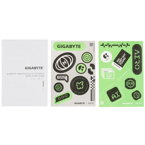 16" Ноутбук GIGABYTE AERO X16 1WH белый