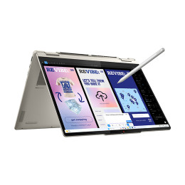 Ноутбук Lenovo Yoga 360 14 AI, 14", 32 ГБ/1 ТБ, Ultra7 258V, серебристый, Русская раскладка, Windows 11