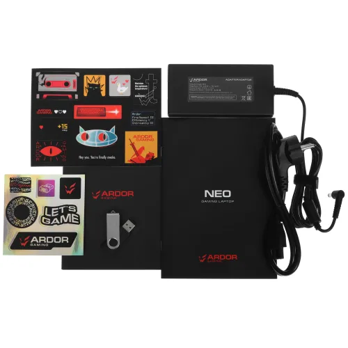 15.6" Ноутбук ARDOR GAMING NEO N15-I5ND411 черный