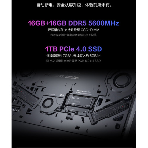 16" Игровой ноутбук ASUS ROG Strix SCAR 16 G635LX Intel Ultra 9 275HX RTX 5090 mini LED 2.5K 240 Гц RAM 32 ГБ SSD 1 ТБ Чёрный