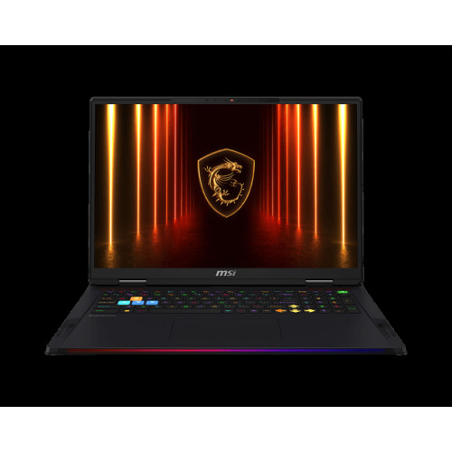 18" Игровой ноутбук MSI Raider 18 Pro A2XWJG-015CN Intel Ultra 9 285HX RTX 5090 mini LED 4K 120 Гц RAM 64 ГБ SSD 4 ТБ Чёрный