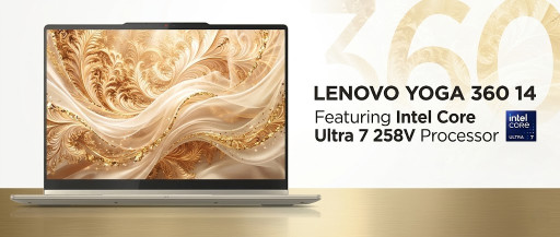 Компания Lenovo представила легкий ноутбук YOGA 360 14 с Intel Core Ultra 7 258V