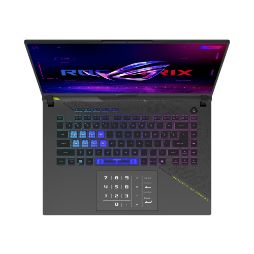 Игровой ноутбук ASUS ROG Strix G16 G614PM AMD Ryzen 9 8940HX RTX 5060 IPS 2.5K 300 Гц RAM 16 ГБ SSD 512 ГБ Серый